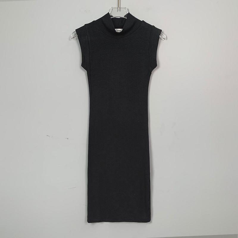 Korean Dongdaemun Slim Waist-cinching Sleeveless Bodycon Dress