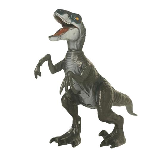 

Детская игрушка динозавр со светом, звуком, подвижной пастью, качающимся хвостом, рычащая фигурка тираннозавра рекса, трицератопса, велоцираптора, имитирующая модель динозавра для малышей C