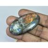 24X50X05MM Natural Purple Labradorite Spectrolite Oval Loose Gemstone 72Cts. D-432