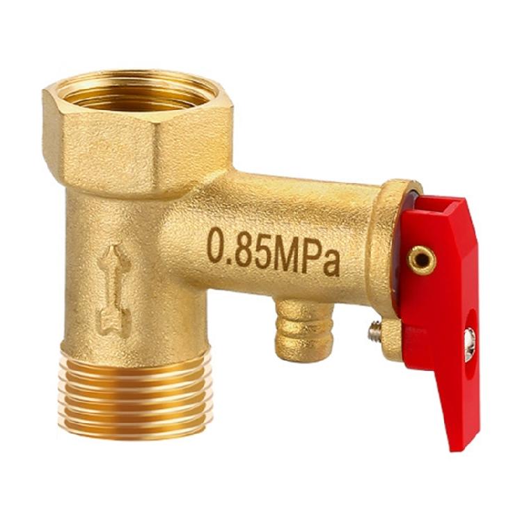 Brass Pressure Reducing Relief Valves Electric Water Heater Safety Valves for Water Heaters Systems Replacement Part