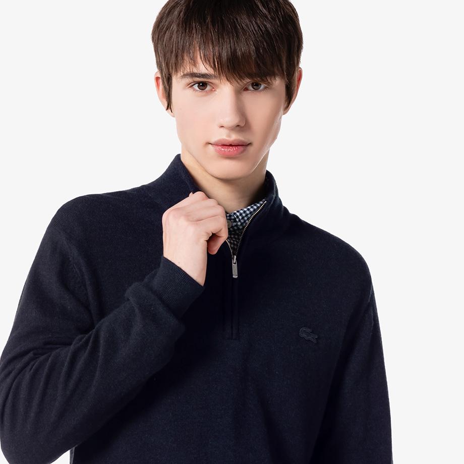 Lacoste Men's Basic Half-Zip Pullover AH305E-54NHDE