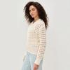 2026 Women's Casual Hollow Knit Zipper Sweater Jacket - Summer Trend