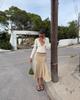 2026 European & American Summer Fashion Slim Polka Dot Tank Top & Skirt Set for Women - D79836