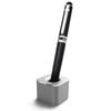 Aluminum Alloy Pen Holder With Non-Slip Pad Student Creative Desktop Ornament Pen Hole Pencil Slot Pencil Storage Stand Office
