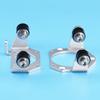 RC Boat Gas Marine Aluminium Engine Mount Fixing Holder / Rubber Shock for Zenoah 26CC/29CC/30CC & QJ26CC Engine