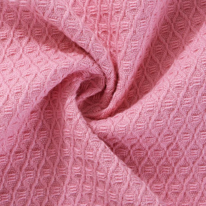 Unisex Waffle Cotton Bathrobe - Lightweight Summer Loungewear