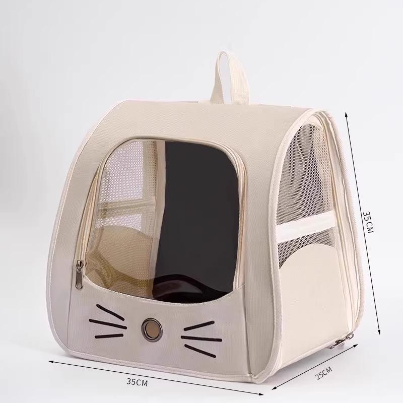 

Cat Bag Going Out Portable Pet Backpack Going Out Bag Cat Double Shoulder Schoolbag Large Capacity Space Capsule Pet