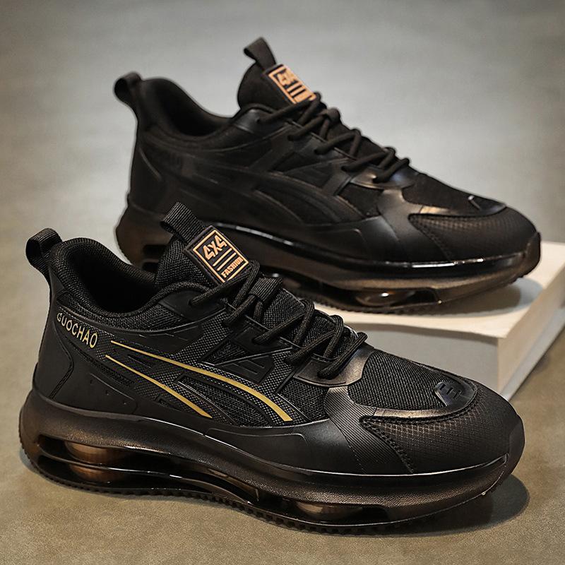 

Men s shoes autumn sports shoes breathable casual air cushion shock absorber running shoes youth versatile Darth Vader dad shoes 39