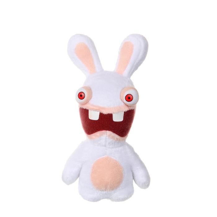 Peluche Lapins Crétins Bean - GIPSY TOYS - Bocca Aperta, 18 cm
