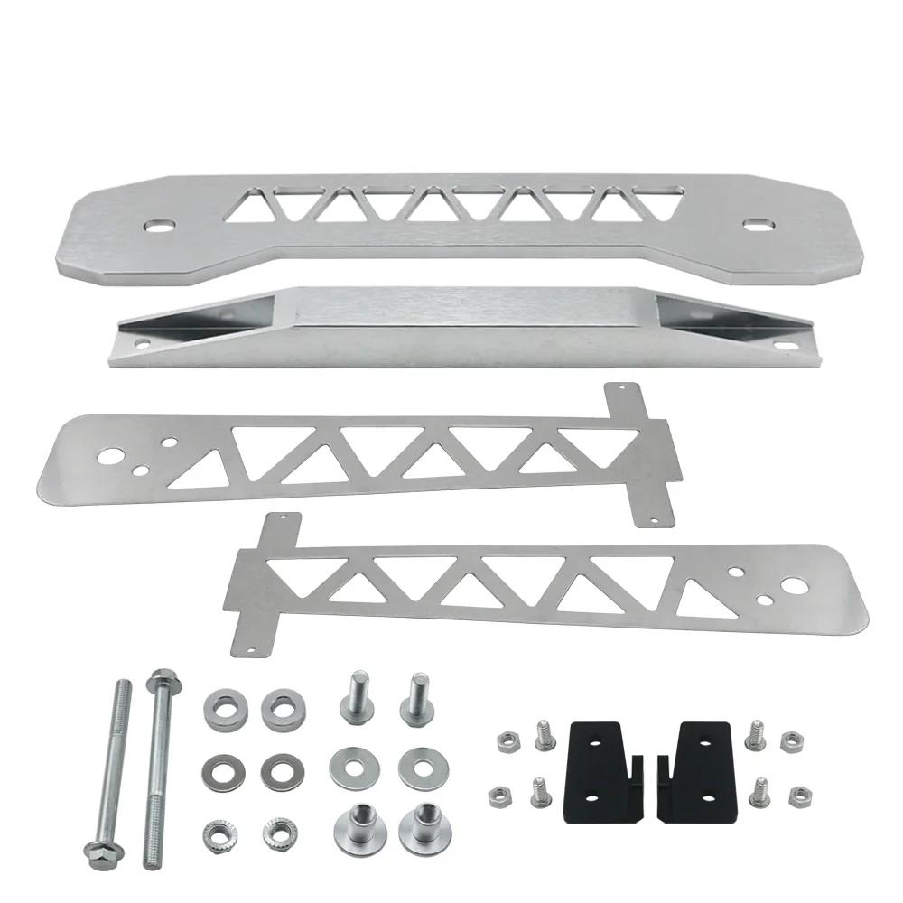 Aluminum REAR SUBFRAME BRACE TIE BAR LOWER CONTROL FAKE ARM COMPLETE KIT FOR HONDA CIVIC FG2 FD 06-11