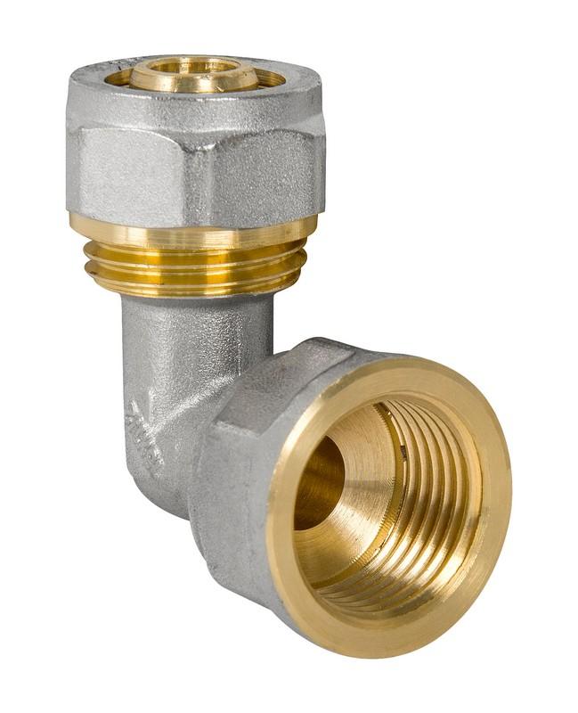 Pex-Al-Pex Chrome Elbow 1/2*20 Girl - D1/2*20.Kold