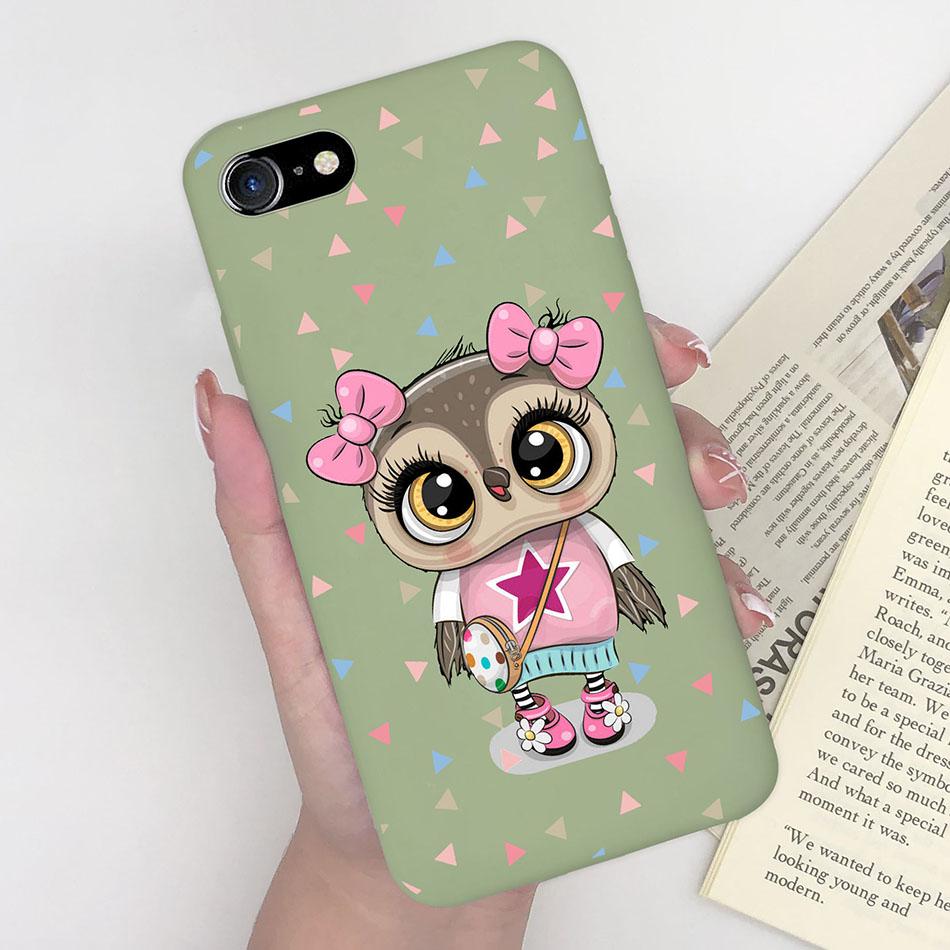 For Apple iPhone 7 8 Plus Back Cover Fashion Pattern Soft Silicone Anti Slip Phone Case For iPhone 7plus 8plus Funda Capa Shell