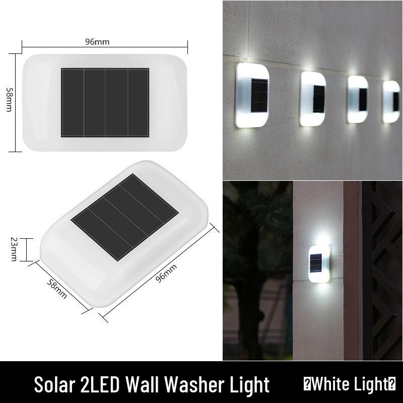 Waterproof Solar Wall Lamp for Outdoor Courtyard and Villa Gardens