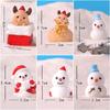 Miniature Snowman Santa Claus Figurine Micro Landscape Christmas Decorations  Birthday Gift