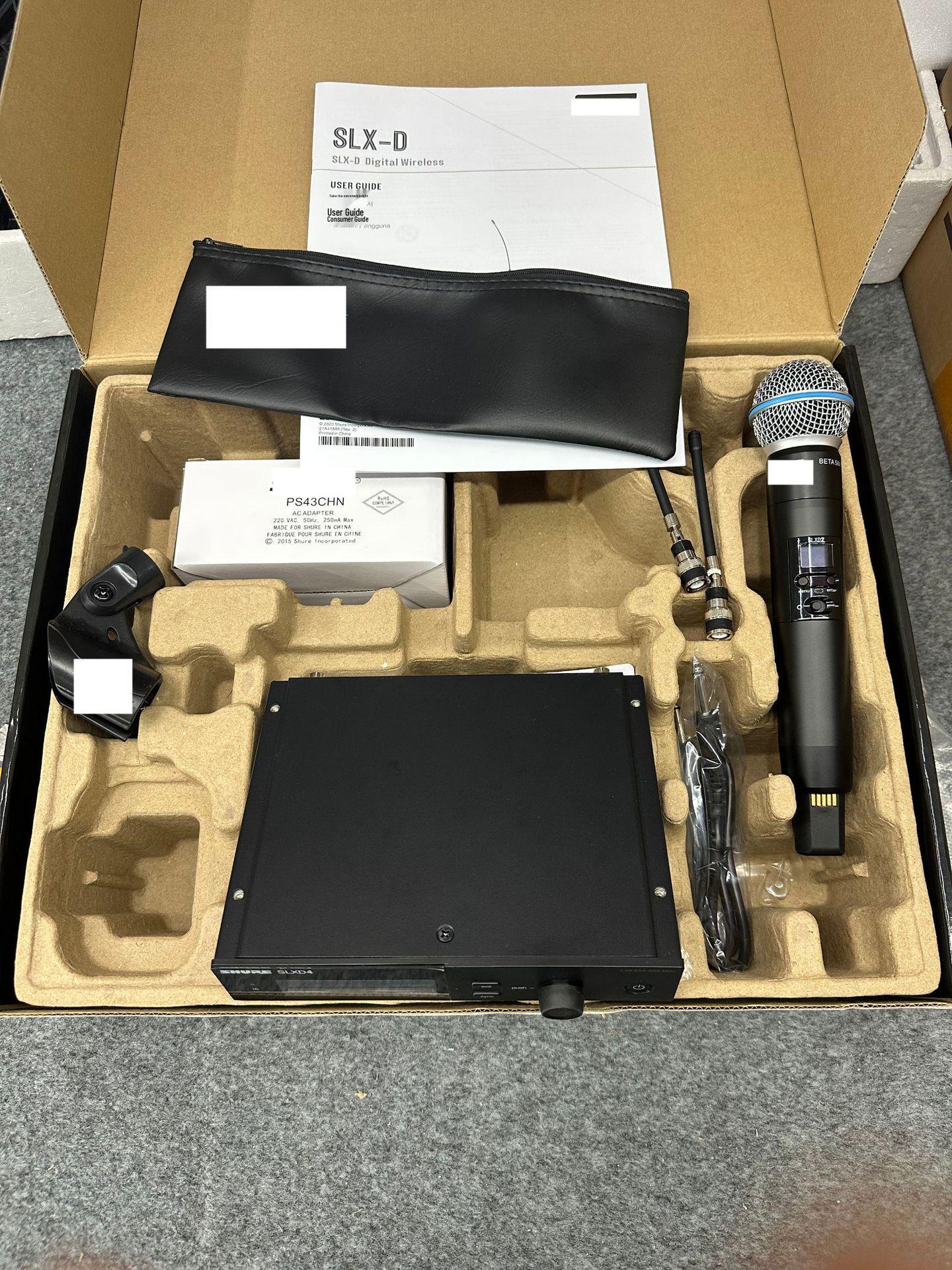 

Ручний бездротовий мікрофон Shure SLXD4 SM58 доступний UK Power