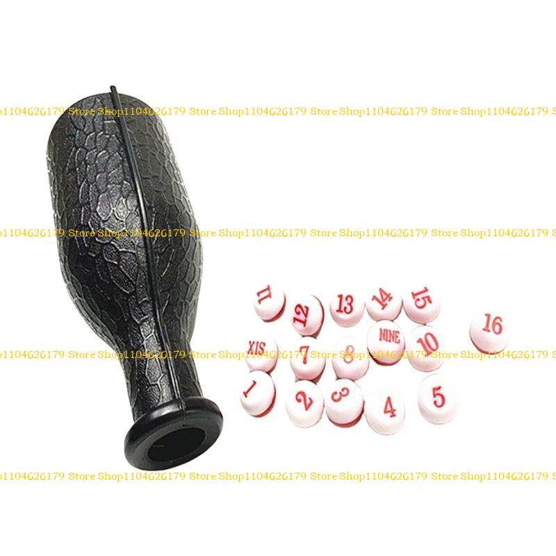 A1A2 16 Numbered Tally Balls Pool Dices Billiard Entertainment Accessory Billiard Pool Shaker Bottle Billiard Shaker Bottle чёрный