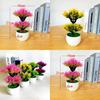 Plastic Artificial Green Plant With Double Layer Feathery Foliage For Home Decor And Office Display