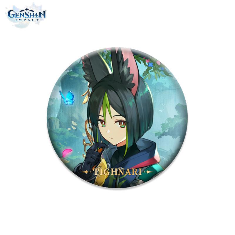 Authorized By MiHoYo 58mm Genshin Impact Theme Serie Character Badges