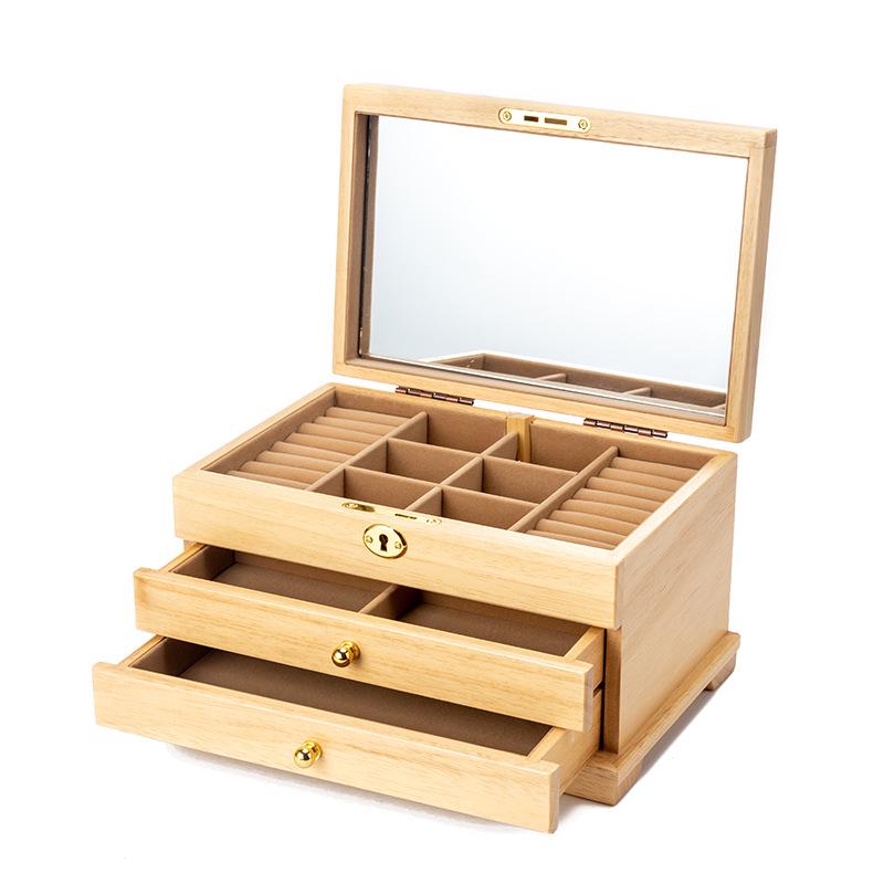 Luxury Wooden Jewelry Box - High-End