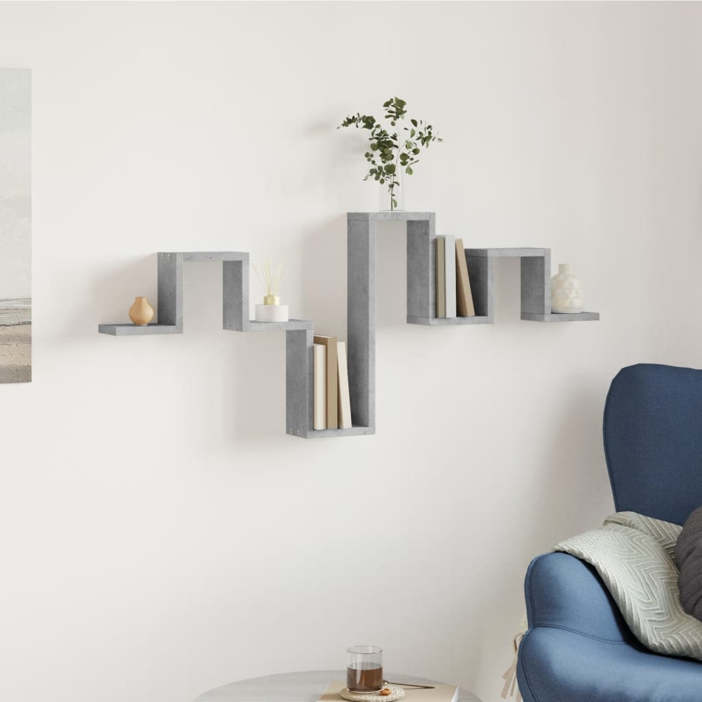 Irregular wavy creative wall shelf for hallway, bedroom, living room, bathroom, decorative display wall shelf, 104.5x10x43 cm