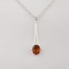 Citrine Gemstone 925 Sterling Silver Women Jewelry Women Wedding Pendant 1.79" PP-69-7