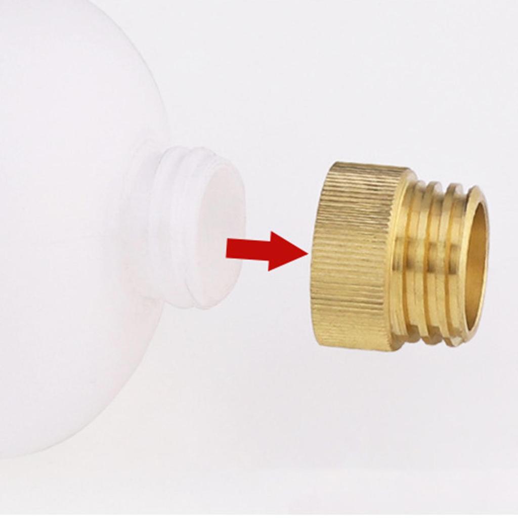 Easy to Use Brass Foam Bottle Adapter Pressure Washer Quick Coupler Anti Slip Connector for Household Care