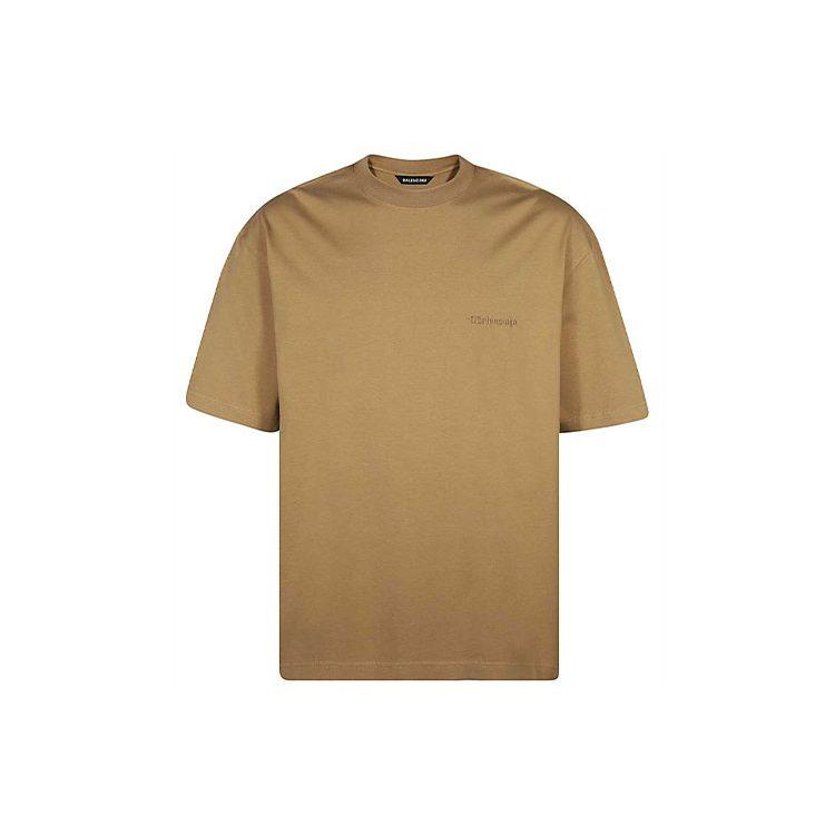 Balenciaga SS21 T Shirt Men's Khaki 612966TJV879504