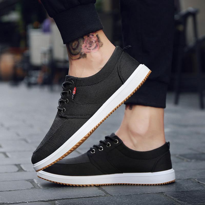 Summer Men's Casual Canvas Shoes Non-slip Wear-resistant Men's Loafers