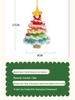 Cross-border Plush & Yarn Crochet Christmas Ornaments, Small Tree Decor & Car Pendants