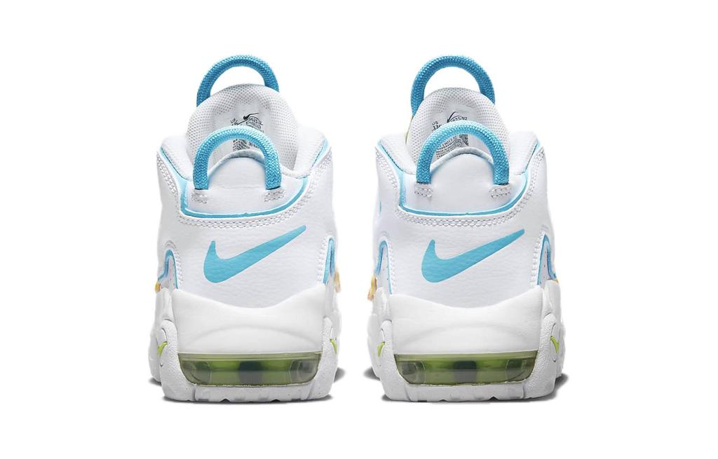 Nike Air More Uptempo PS Slip Resistant Cushioning Slip Resistant Cushioning Mid Top Children's Basketball Shoes White FJ4625-100