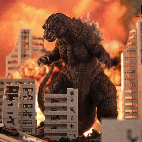 HiPlay HIYA Exquisite Basic "Goji, Mothra, King Ghidorah Giant Monsters All-Out Attack" Godzilla Action Figure EBG0287 Pre-painted Finished Product