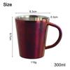 Hrnek, který zůstává horký nebo studený, dvojitá stěna, izolovaný hrnek o objemu 300 ml