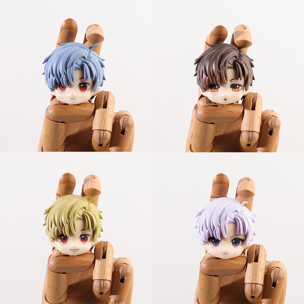 Boneca Ob11 Plástico Substituição de Cabelo Cabelo de Boneca Molde de Cabeça Acessórios Para Corpo Obitsu11 Gsc Casco de Cabeça de Boneca Corpo de Boneca Menino Menina