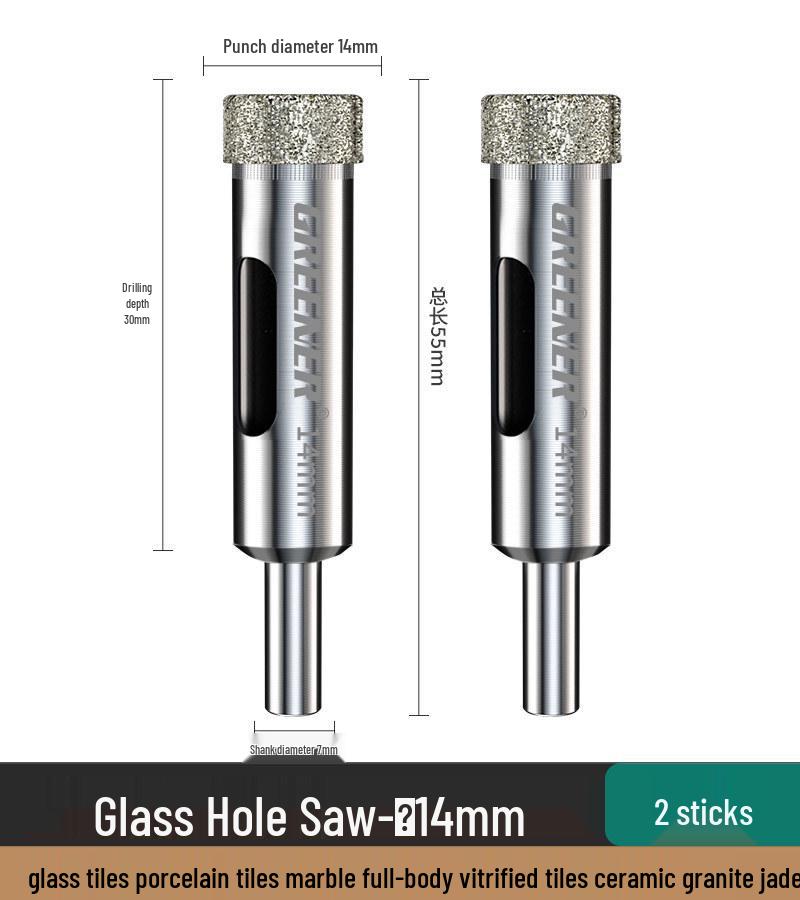 Green Forest Diamond Drill Bit for Tiles, Glass & Marble