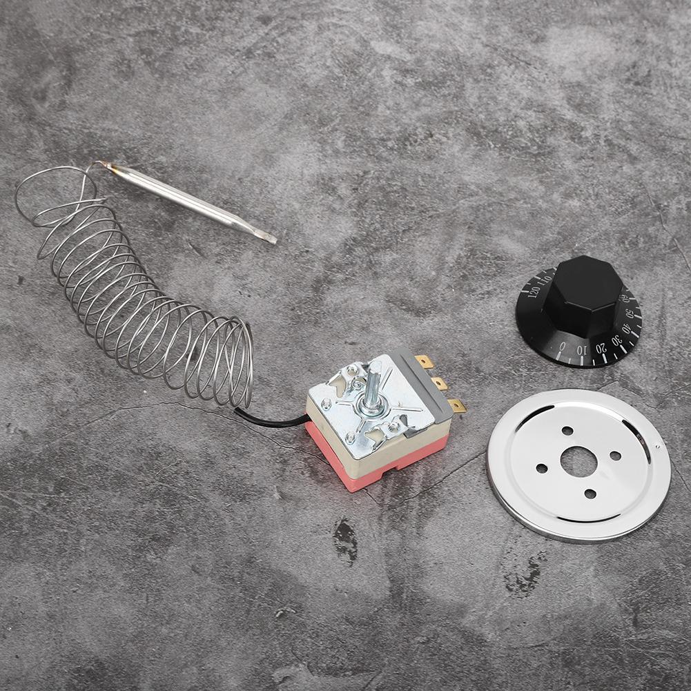 

0120 degrees C Temperature Control Thermostat Radiator Fan Switch Universal Auto Parts