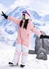 Unisex Kids' Warm Breathable One-Piece Ski Suit