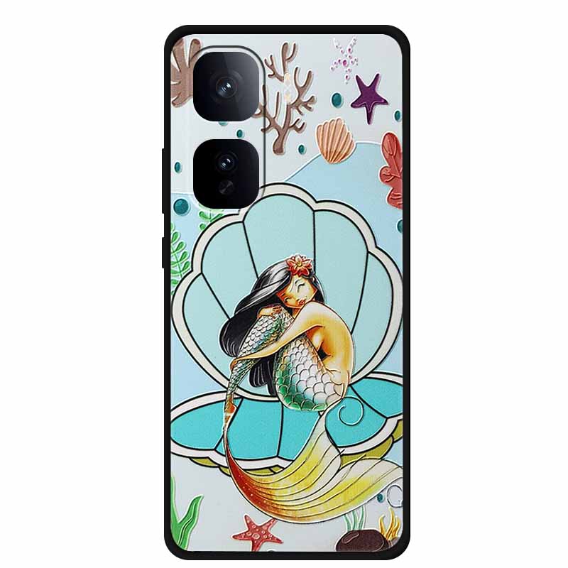 For iQOO Neo 10 Phone Case 3D Relief Emboss Flower Cover for Vivo iQOO Neo 10 Pro plus Silicone Soft Protective Cases Neo10 Pro+