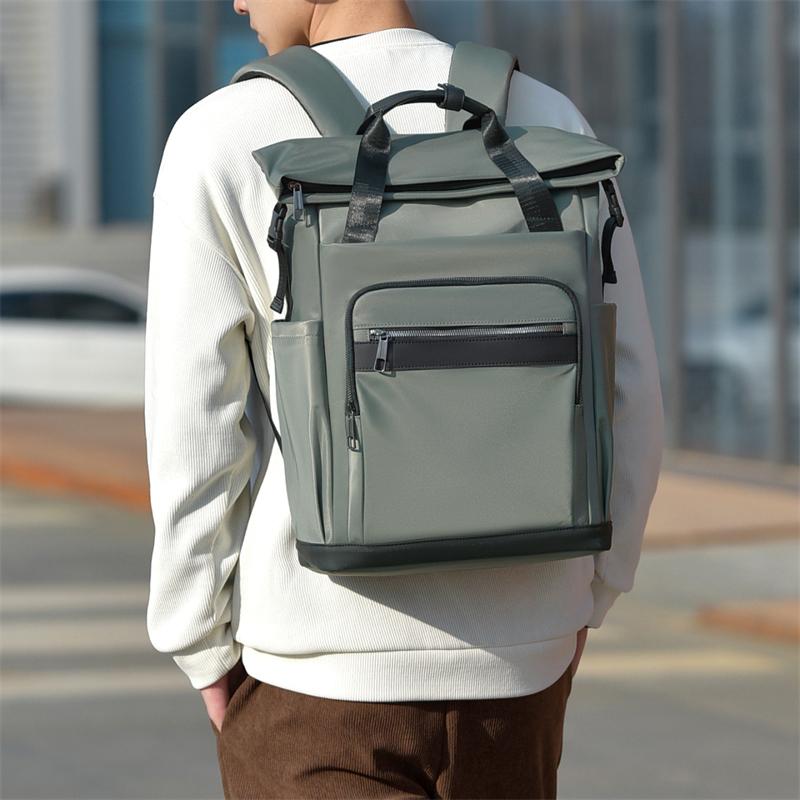 Men's Business Backpack Large Capacity Student Schoolbag Travel Backpack