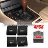 BMW E46 Window Switch Button Cover Set (4-Piece) - Part Numbers 61316902183, 61316902184