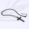 3pcs Adjustable Chain Pendant Necklace Stainless Steel Necklaces For Christian Faith And Mindfulness
