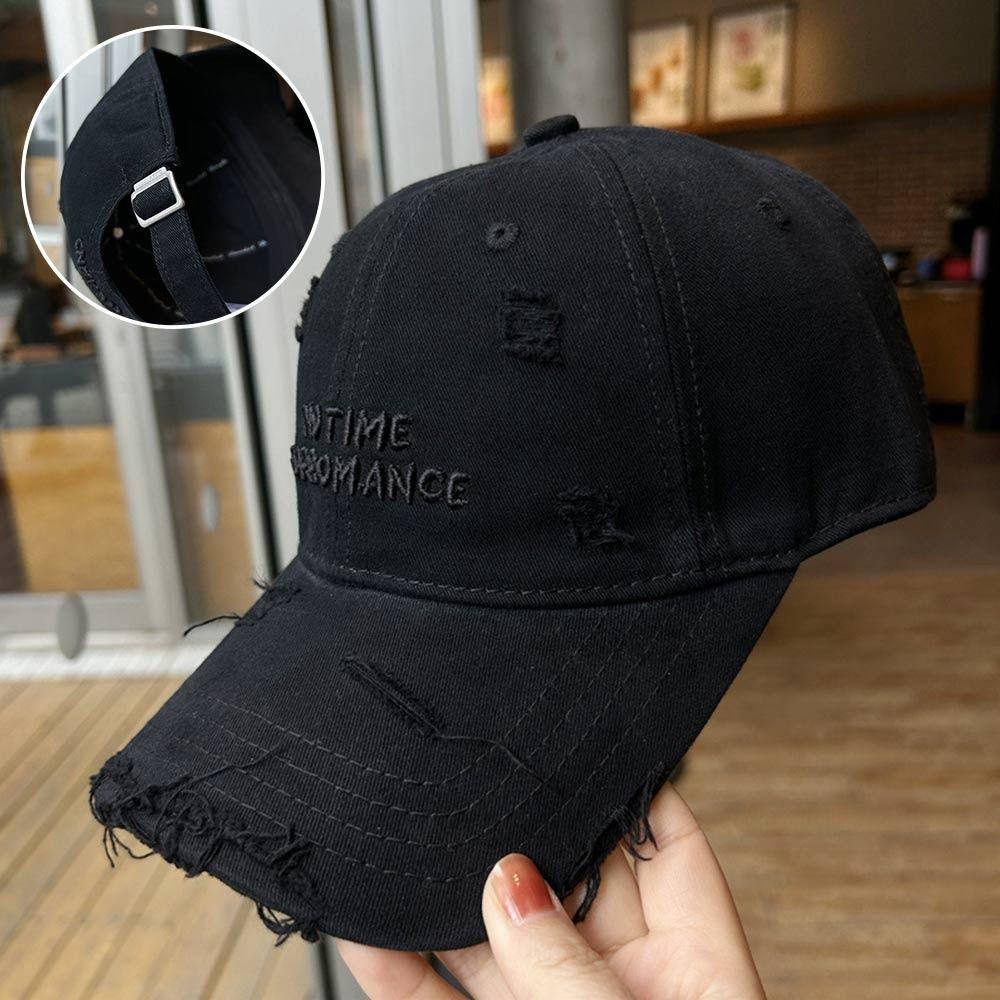 

Adjustable Sunscreen Hats Hip Hop Dad Tucker Hat Fashion Summer Baseball Caps for Men Women темно-синього кольору
