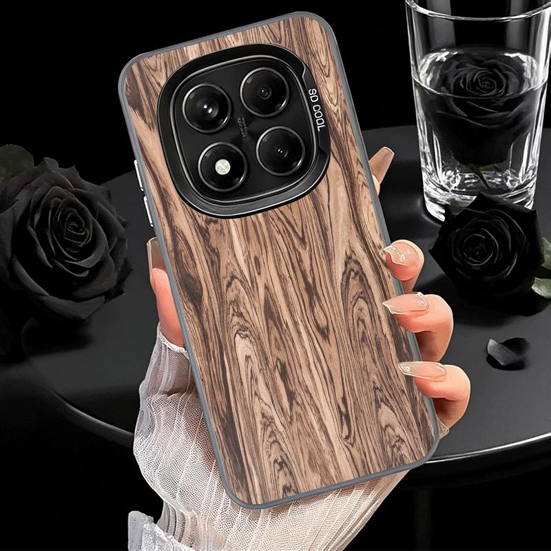 Vintage Wood Grain Pattern Soft Phone Case for Xiaomi Redmi Note 13 14 15 Pro Plus 12S 12 11S 11 11T 10S 10 Shockproof Cover Bac
