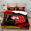 3PCS Stade Football Club Crest Bedding set,Ideal For1pc Duvet Cover And 2pcs Pillowcases Perfect for Christmas gift,Ideal for Bedroom, Dormitory