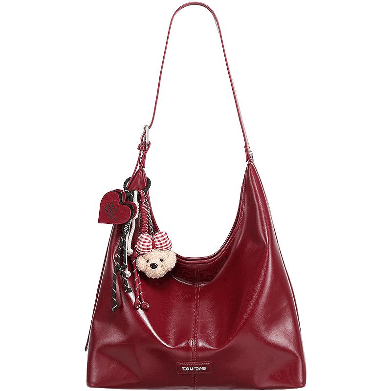 Toutou 2025 Women s Rousong Dog Tote Bag Large Capacity Tote Bag