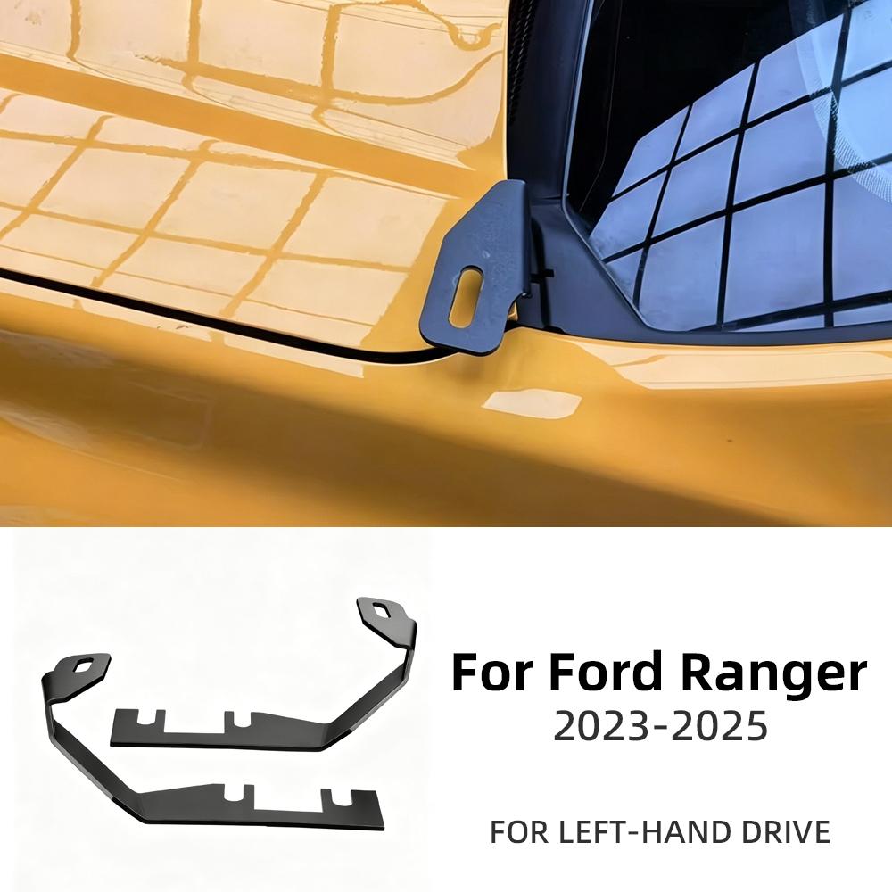 For Ford Ranger 2018 2019 2020 2021 2022 2023 2024 2025 Hood Light Bracket Mounting Pillar Ditch Pods LED Lighting Mount Holder