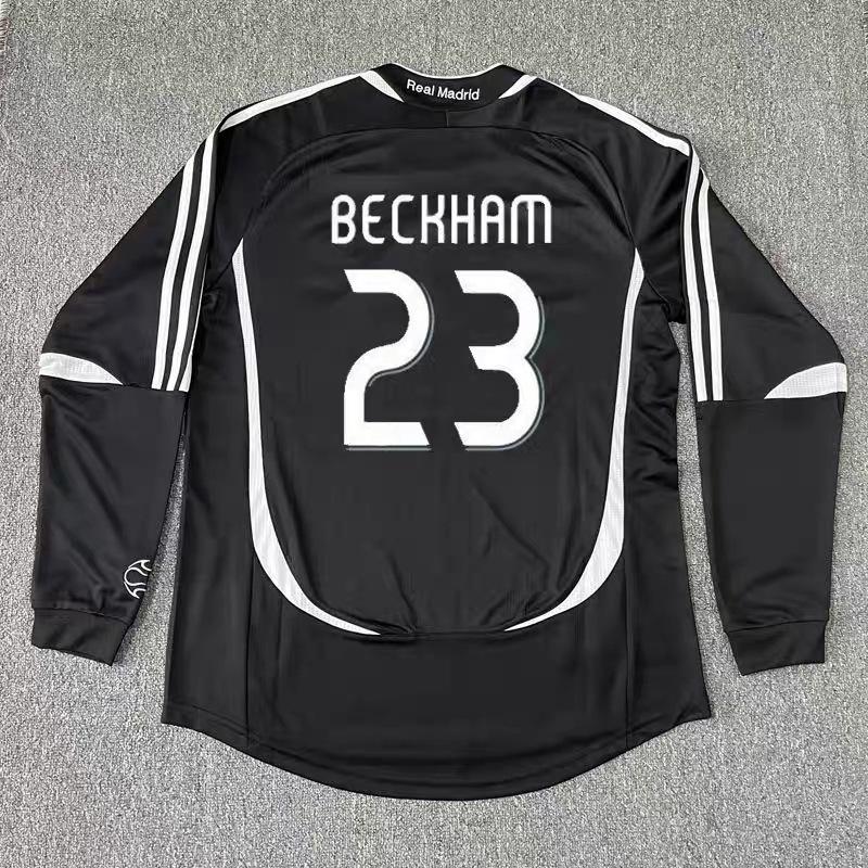 Königliches M Fußball Retro Langarmtrikot, Fußballtrikot Verein AC bar S Aufdruck einteilig.