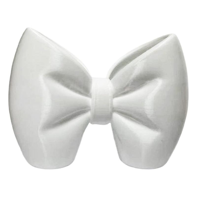 Bows Shape 3D Printed Toothbrush Toothpaste Holder for Home and Bathroom Countertop Bows Decoration