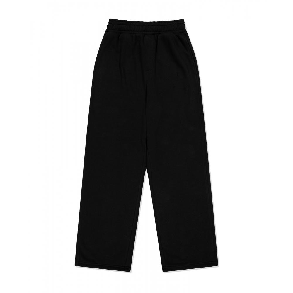 

WHATITISNT Womens Angel Florey Straight Sweatpants Black