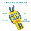 Electric Simulated Driving Steering Three-Dimensional Portable Wheel Copilot Toy Light And Sound Educational Children's Gifts