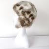 Cappello da Donna di Alta Gamma in Morbida Pelliccia Sintetica di Procione con Protezione per le Orecchie - Stile Secchiello Autunno/Inverno